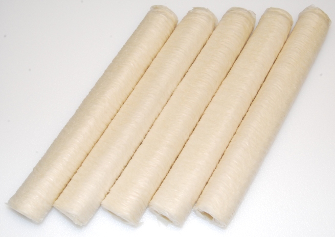32mm x 60' Edible Fresh Collagen Casings Clear (5 Pack)
